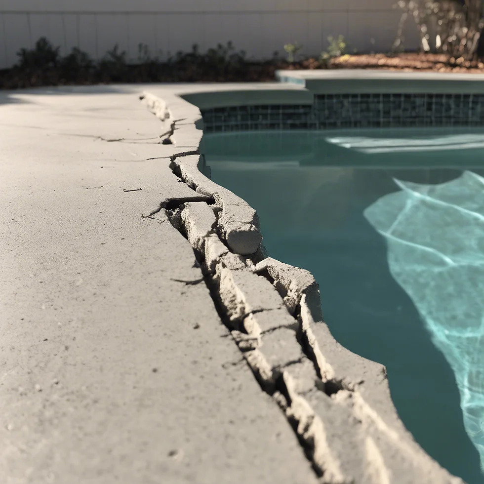 how to repair swimming pool cracks