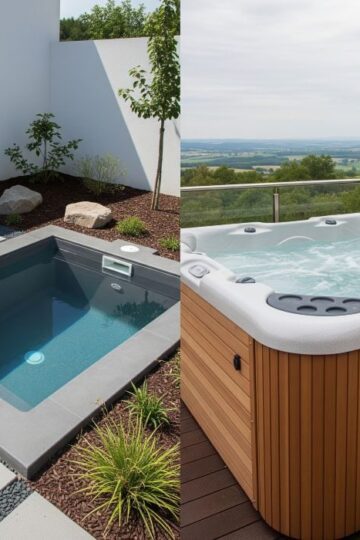 small pools vs hot tubs