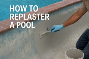 how to replaster a pool