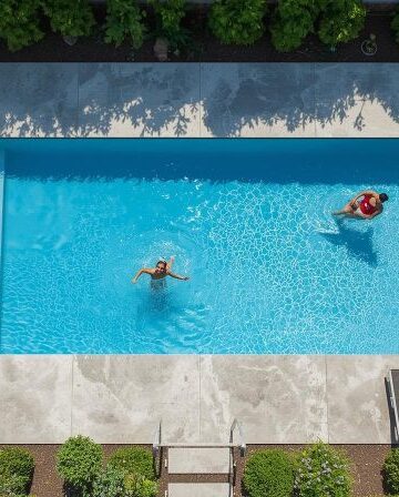 salt finish concrete pool deck