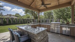 outdoor kitchen on a budget
