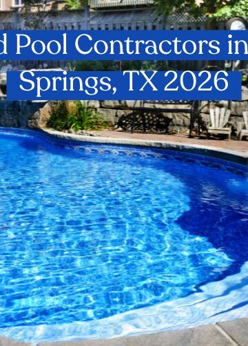 Top-Rated Pool Contractors in Dripping Springs, TX 2026